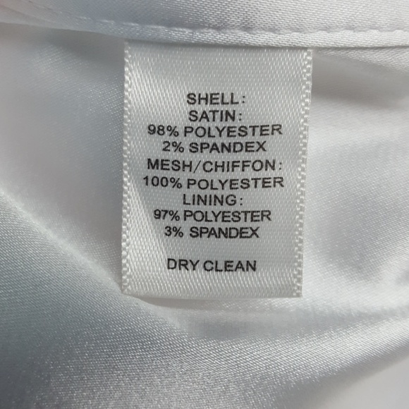 White House Black Market Satin Tiered Dress - Picture 7 of 7